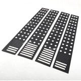 Window Cover Trim Black Aluminum for Dodge Ram 1500