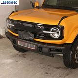 Front Bar Grille Trim Cover for Ford Bronco 2024 Car Interior Accessory HEBE