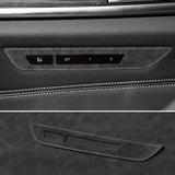 For BMW 5er G30 G38 6GT G32 Seat Memory Button Panel Trim Frame Sticker Car Premium Interior Tuning Accessories Made of Alcan