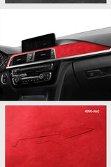 Suede for BMW F30 F32 F34 center console dashboard trim sticker