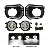 DRL Fog Lights for Toyota Tacoma 2016-2022 Car Interior Accessory MAGIC COLORM DRL Fog White Ring