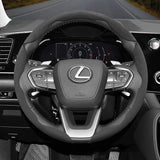 Lexus Anti-Slip Segmented Suede Steering Wheel Cover