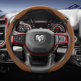 Split Suede Steering Wheel Cover for Ram 1500 2500 3500