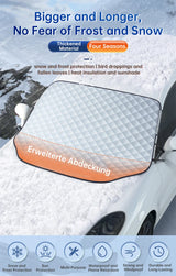 For Fiat 500 Panda Punto Bravo Doblo Car Front Windshield Sunshade Prevention Snow Shield Waterproof Cover Car Accessory OEM
