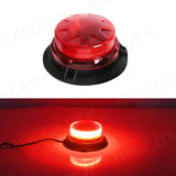 Magnetic LED Strobe Warning Light for Trucks Cars 12V-24V Car Interior Accessory MAGIC COLORM Red