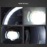 Full LED Headlights with Animation for Jeep Wrangler LED Headlight Vland