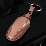 Leather Key Protector Cover for Tesla Model 3 Car Interior Accessory GMUNI