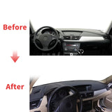 Premium Leather Dashboard Cover Pad for BMW X1 2009-2015 Dashboard Mat CATUSIKI