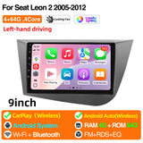 Android Head Unit 9 Inch GPS for Seat Leon 2 MK2