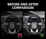 Suede Carbon Fiber Wheel Cover for Hyundai Tucson Kona Car Interior Accessory Hocasen