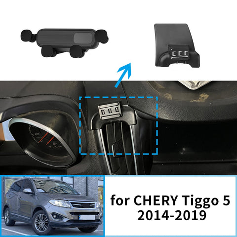 15W Wireless Fast Charging Phone Holder for Chery Tiggo 5 2014-2019 Car Phone Holder CATUSIKI