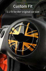 Steering Wheel Center Emblem for Mini Cooper R-Series Car Interior Accessory GMUNI