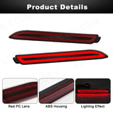 Rear Bumper Brake Reflector Light Kit For Toyota RAV4 Camry Lexus LED Ambient Light MAGIC COLORM
