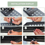 Netted Front Door Storage Box for Jeep Wrangler JL Car Interior Accessory HEBE