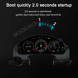 12.3-inch LCD Digital Gauge Cluster for Porsche Cayenne Android Head Unit Aotsr