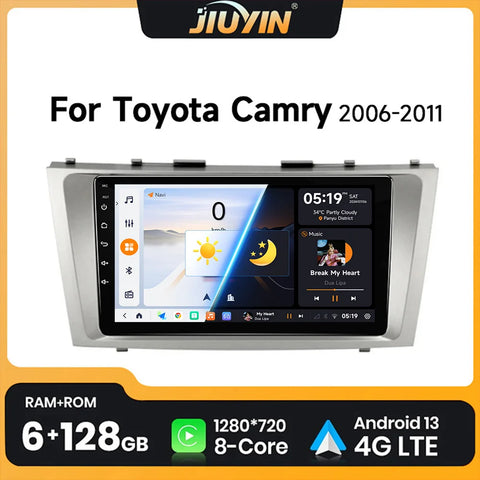 9-Inch Android 13 Head Unit for Toyota Camry 2006–2011 Android Head Unit JIUYIN