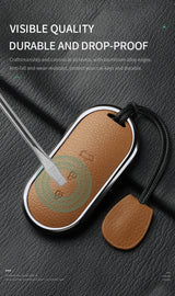 Aluminum Alloy Goatskin Car Key Case Cover For HUAWEI Aito M5 M7 2022 Car Key Case Protect Fob