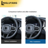 Center Console Silver Trim Frame for Volvo S60 Car Interior Accessory LINGLUYANG