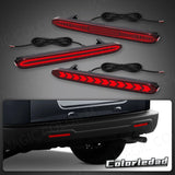 LED Rear Bumper Reflector for Honda Accord Acura 2004-2008 Car Interior Accessory MAGIC COLORM