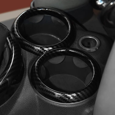 Cup Holder Decor Ring Trim for Mini Cooper R50 Car Interior Accessory OEM
