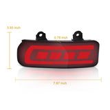 LED Rear Bumper Light Dynamic Turn Signal for Honda CRV 2015-2016