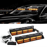 32 LED Emergency Strobe Light Bar Universal Windshield