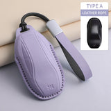 Car Smart Key Case Cover For IM Zhiji L7 LS7 L6 LS6 PU Leather Car Key Cover Protector Keychain