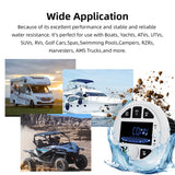 Waterproof Marine Bluetooth Audio Receiver for Boats and ATVs