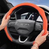 Steering Wheel Cover Premium Suede for Lynk & Co 01 Car Interior Accessory Hocasen