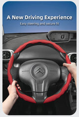 Wave-Shaped Steering Wheel Cover for Citroen C3 C4