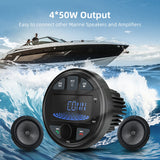 Marine Bluetooth MP3 Media Player for ATV UTV and Boat