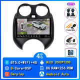 Android 14 Multimedia GPS Navigation for Nissan March 2010-2013