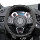 Acura Matte Carbon Fiber Suede Steering Wheel Cover
