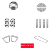 Rhinestone Start Button Trim for Volvo XC60 XC90 Car Interior Accessory LINGLUYANG xc60 14pcs 2