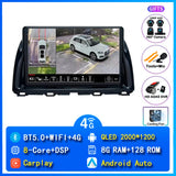 Android 15 QLED Multimedia Navigation for Mazda CX-5 2011–2016