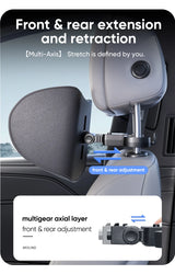 Car Seat Neck Pillow Lumbar Support Set - Universal Ergonomic Headrest for Driving Comfort