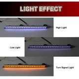 LED Hood DRL Turn Signal Light for Toyota RAV4 2021 LED Ambient Light MAGIC COLORM