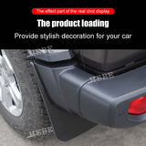 ABS Mudguards Splash Guards for Jeep Wrangler JL 2018-2026