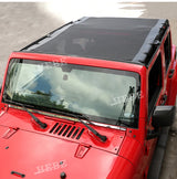 Mesh Roof Sunshade for Jeep Wrangler JK 4-Door 2007-2017