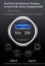 Car Charger 30W GPS with Anti-Loss Locator