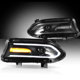 Vland Headlights With DRL for Dodge Charger 2015-2023