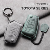 Sheep Suede Car Key Case Cover Shell for Various Toyota Models Car Key Cover NONE (OEM)