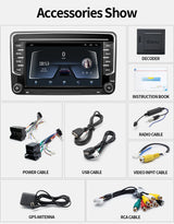 7 Inch Android Head Unit for VW Golf Passat Tiguan