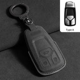 Suede Car Key Case Cover for Audi A6 A4 A7 Q5 A5 A4 B9 Q5 Q7 TT TTS 8S 2016 2017