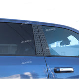 Window Cover Trim Black Aluminum for Dodge Ram 1500