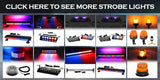 40 LED Strobe Warning Light 27 Modes Universal fit Car Interior Accessory MAGIC COLORM