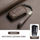 Genuine Leather Car Key Case Cover For Toyota Auris Verso Yaris Scion Aygo Corolla Reiz Avensis Rav4 Levin Camry