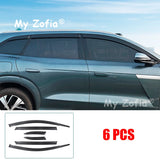 Deflectors For BYD Sealion 8 TANG L 2025 2026 Car Side Windows Visors Rain Eyebrow Sun Visor Awning Trim Accessories Deflecto