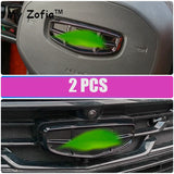 For New Geely Coolray 2023 2024 2025 Car Label Sticker Front Logo Frame Head Bumper Steering wheel Decor Sticker Cover Black