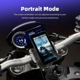 5.0" Removable CarPlay GPS Display Universal Motorcycle Android Head Unit EKIY